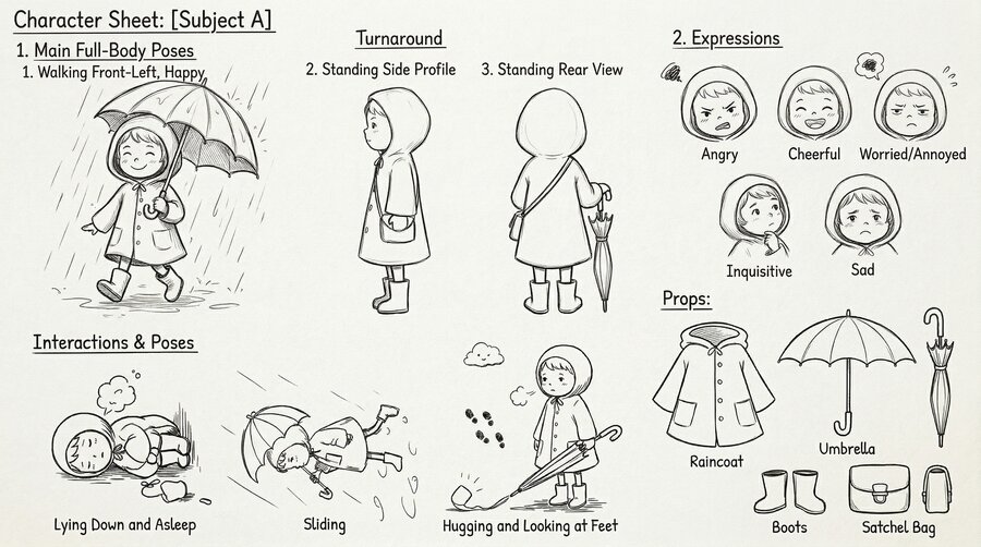 롬핑엔젤 캐릭터 시트